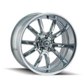 22x9.5 5x120 +18mm Chrome Wheel Rim U1519