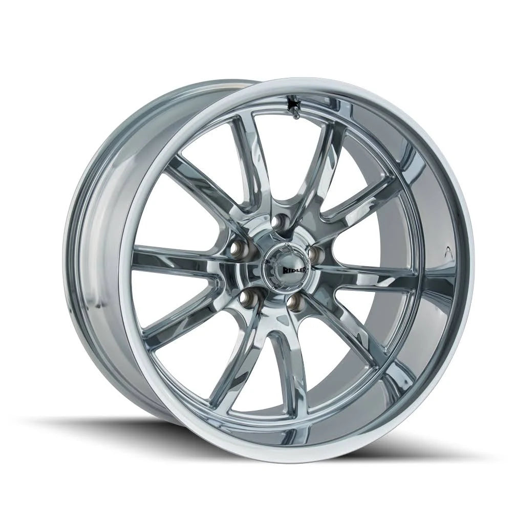 22x9.5 5x120 +18mm Chrome Wheel Rim U1519