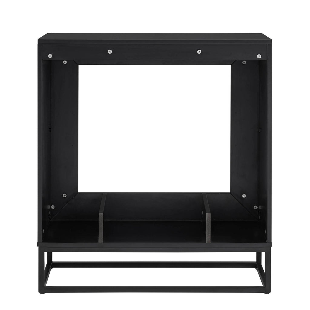 Contemporary Electric Fireplace - Black N986547
