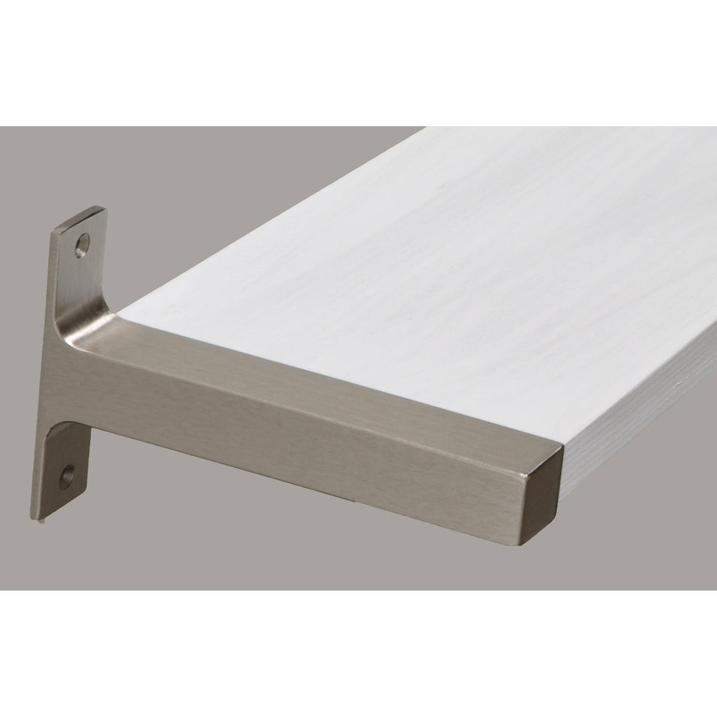 3-Piece White Washed Wood Wall Shelf Set M15081