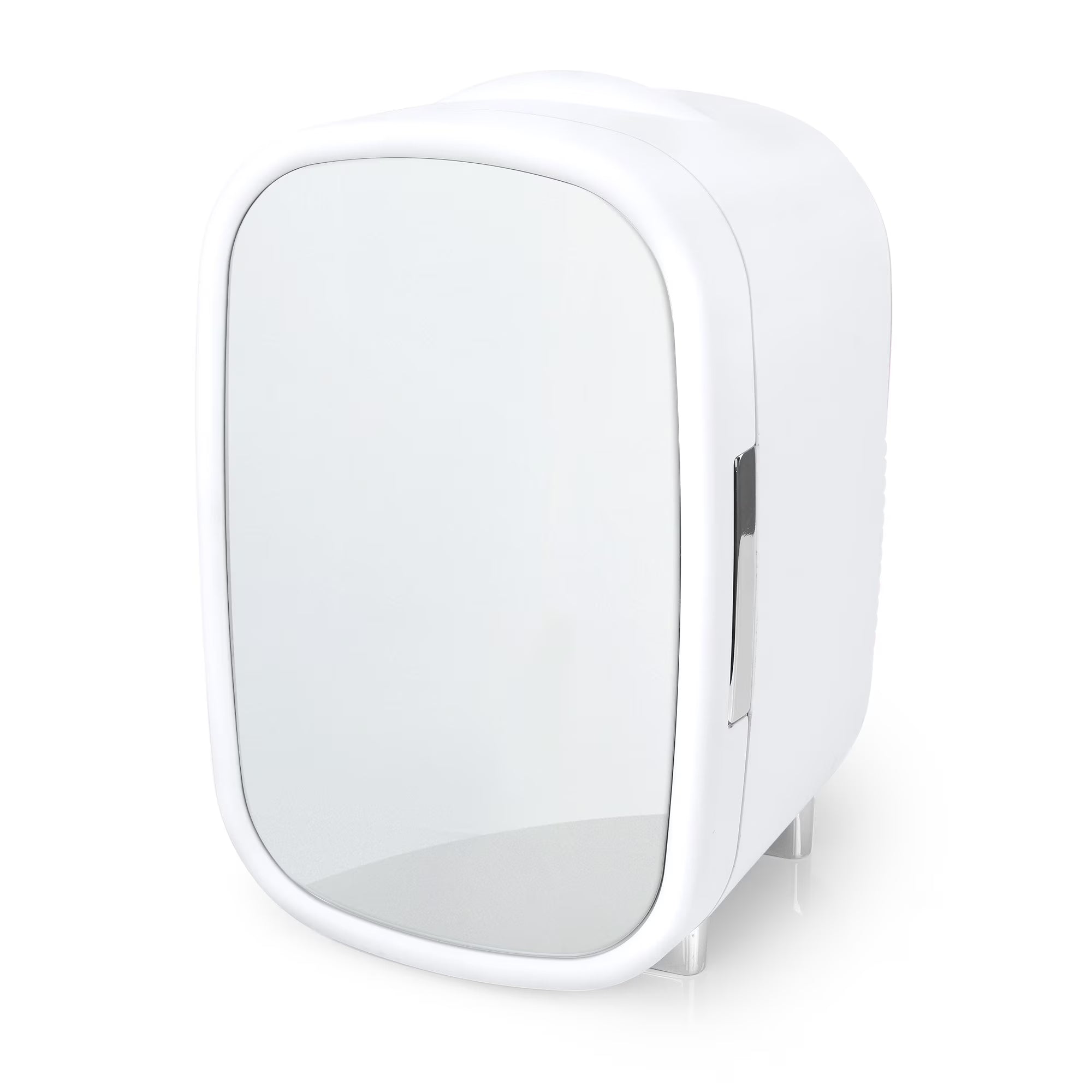White 7L Mini Fridge with Mirror Door H1368