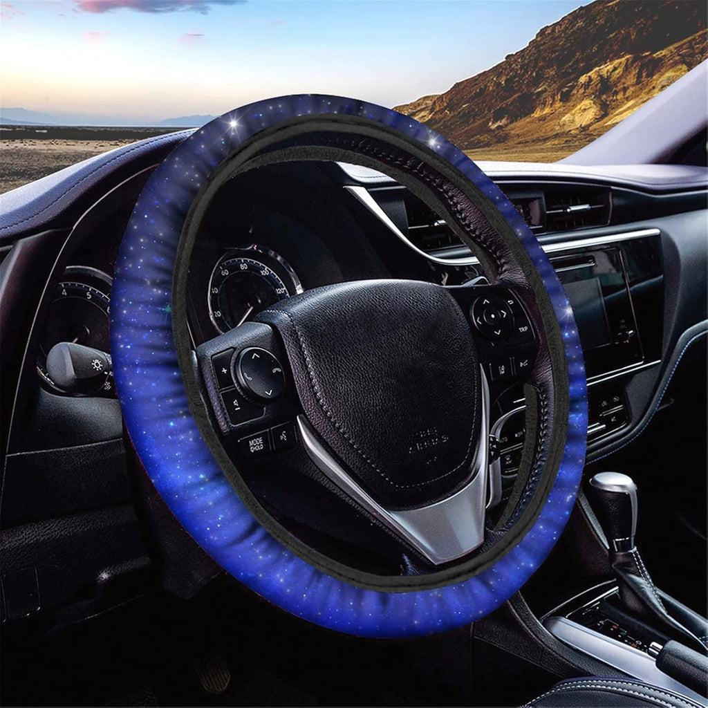 Black Auto Car Steering Wheel Cover 15 inch E428