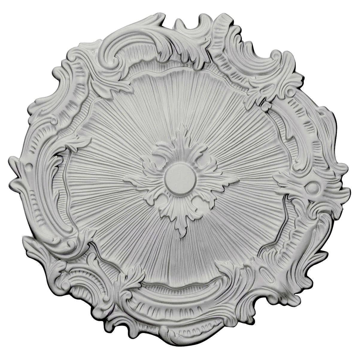 16 3/4 inch x 1 3/8 inch Ceiling Medallion Hand-Painted Spartan Stone I995