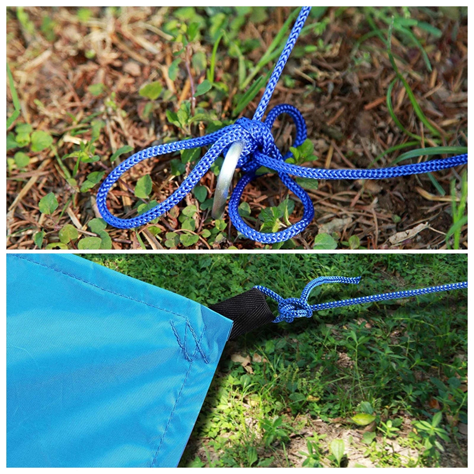 Waterproof Camping Tarp Hammock Sunshade Tent Rain Shelter Lightweight Canopy F4565