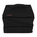 Black Double Deluxe Organizer Storage U221