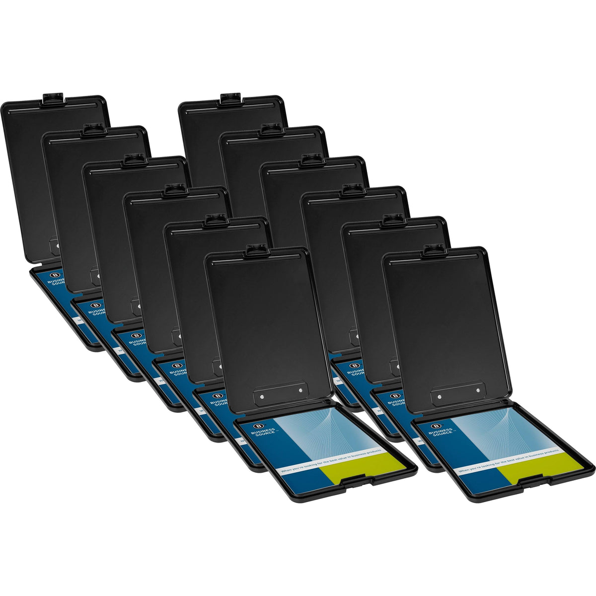 Plastic Storage Clipboard Black V43501