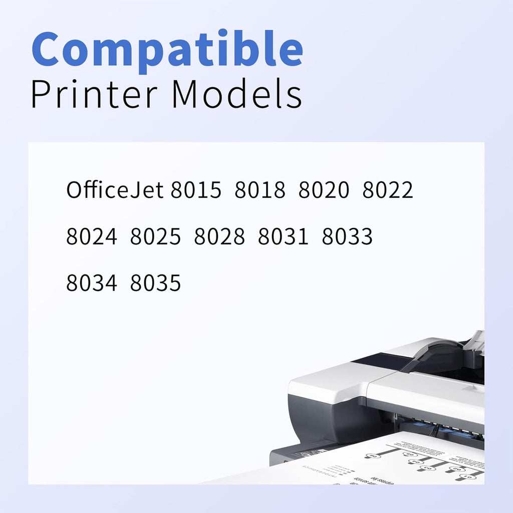 Remanufactured Ink Cartridge Combo Pack 4 Pack for HP 910 XL Printer E2381