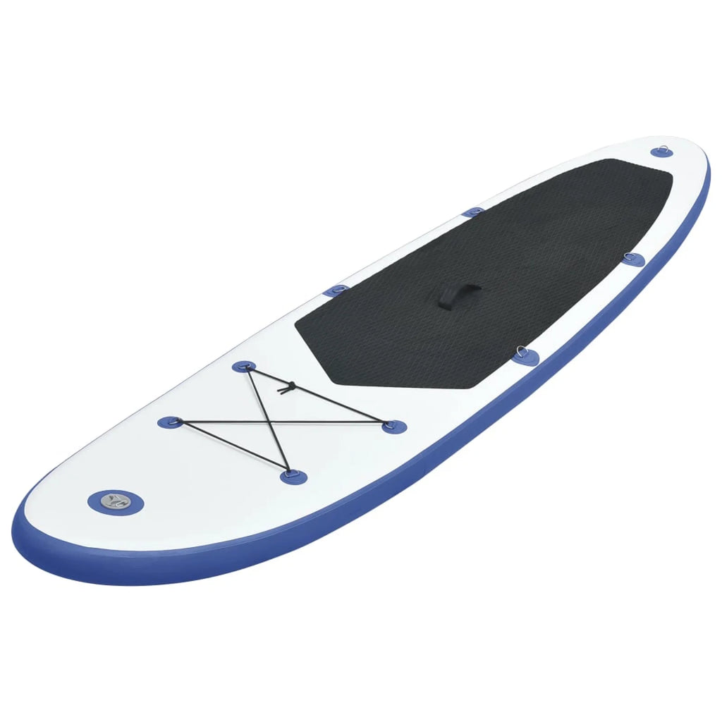 Blue and White Inflatable Paddleboard Set A70602