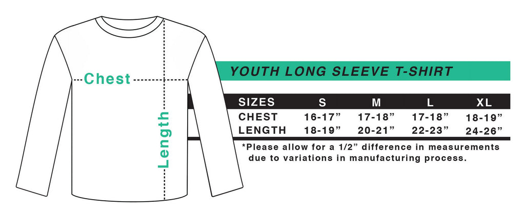 Smoky Mountains Tennessee Long Sleeve Youth T-Shirt I69262