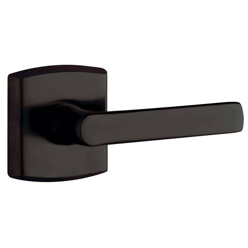 Satin Brass/Brown Lever Pair S48635