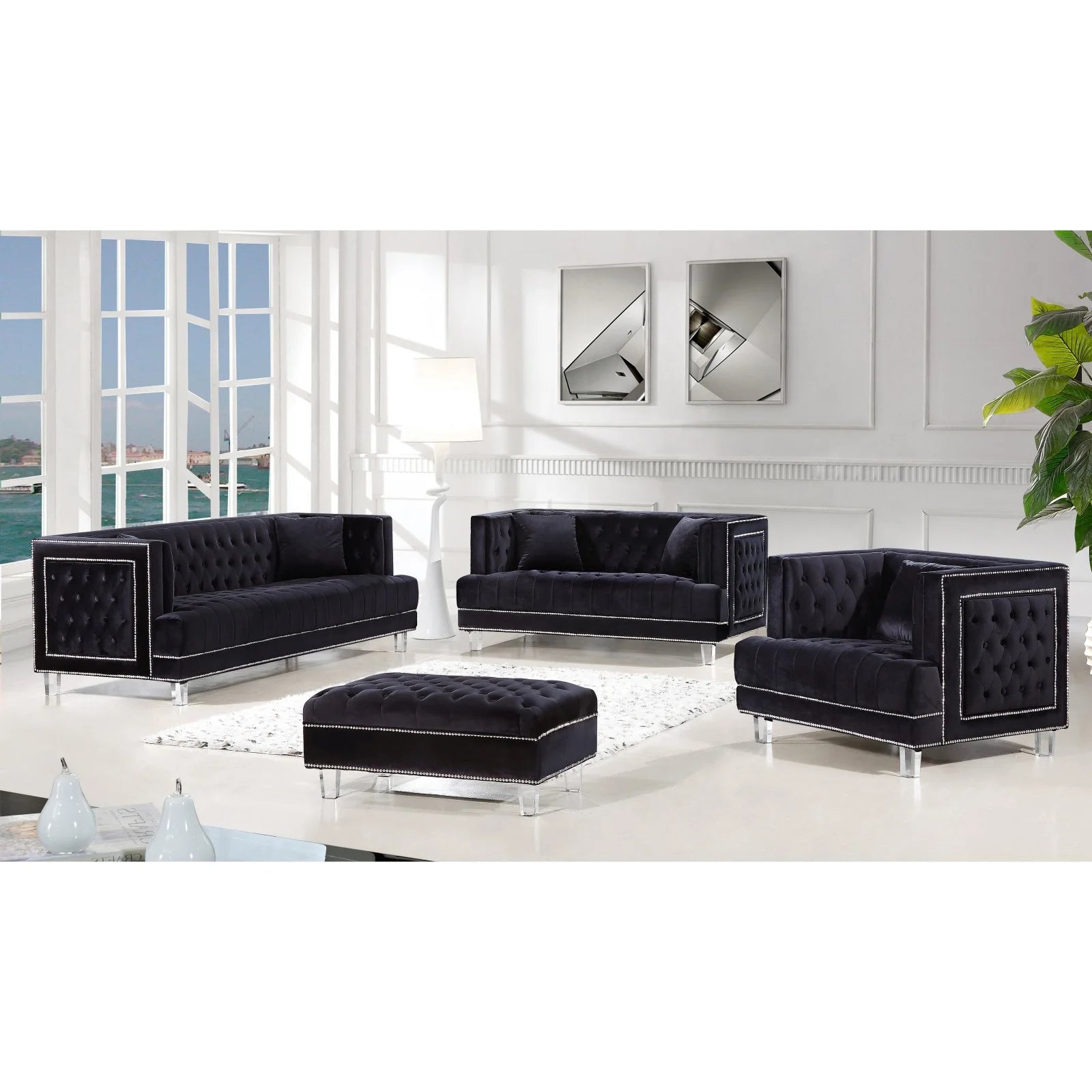 Velvet Sofa G53970