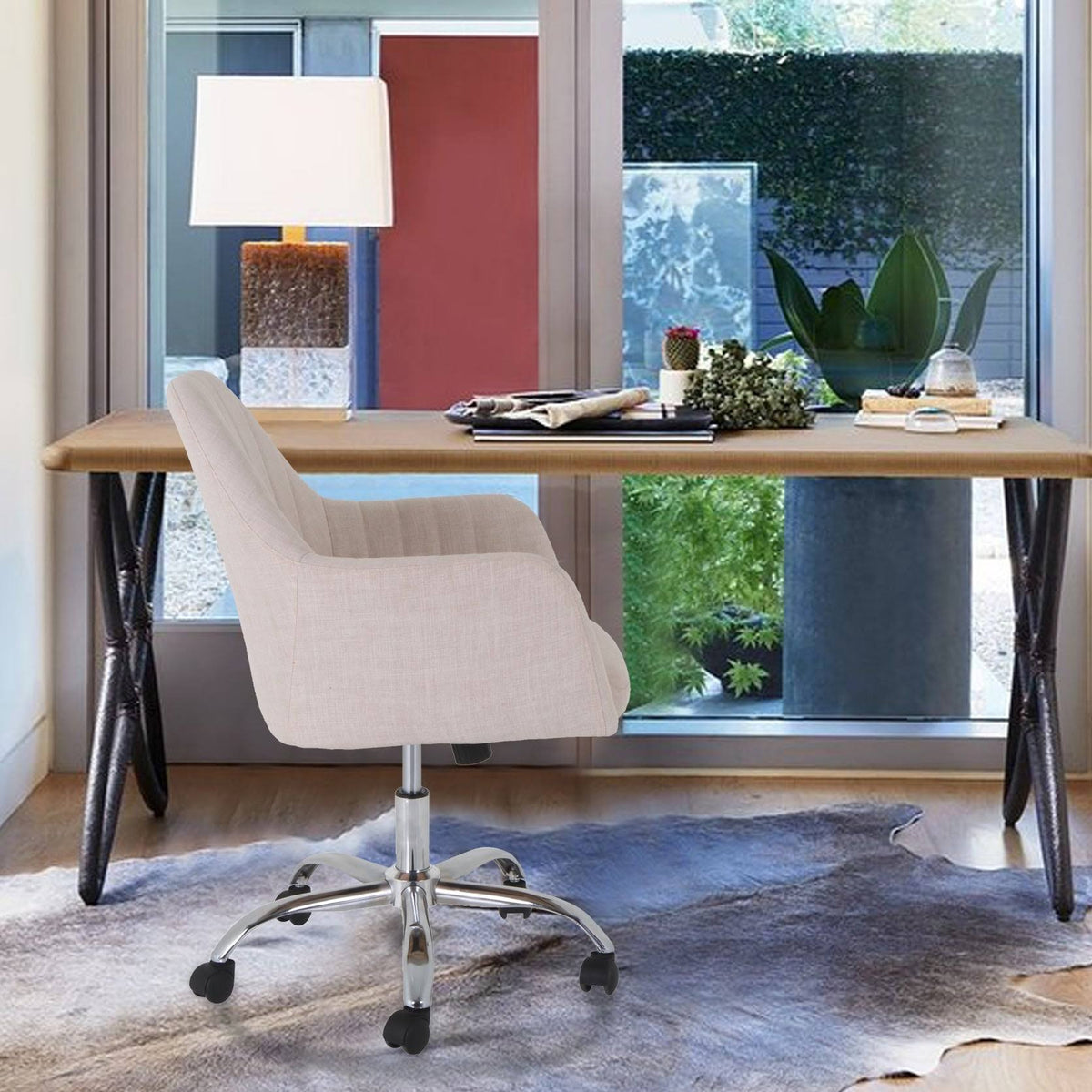 Dark Gray Upholstered Task Chair E72096