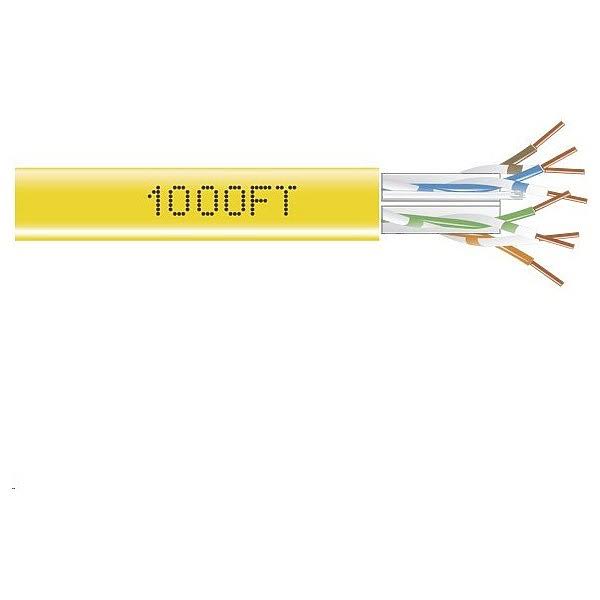 Yellow CAT 6 UTP Bulk Cable 1000 ft C33066