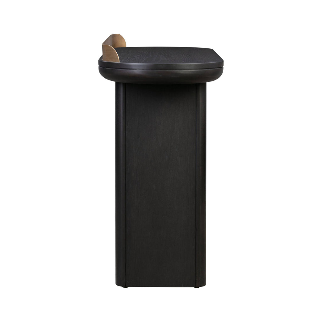 Black Desk Console Table O54328