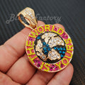 Iced Cuban Box Lock Chain Necklace D479