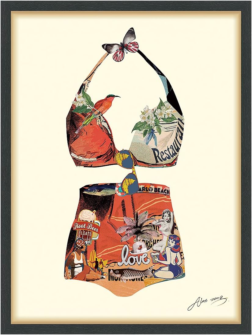 Framed Graphic Wall Art, 25 x 33 x 1.4 O23617