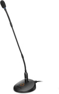 Desktop Gooseneck Condenser Microphone 18" with Mute Button LED Indicator XLR Mic C62939