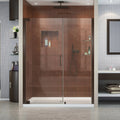 Pivot Shower Door, Oil Rubbed Bronze Finish Hardware V1851