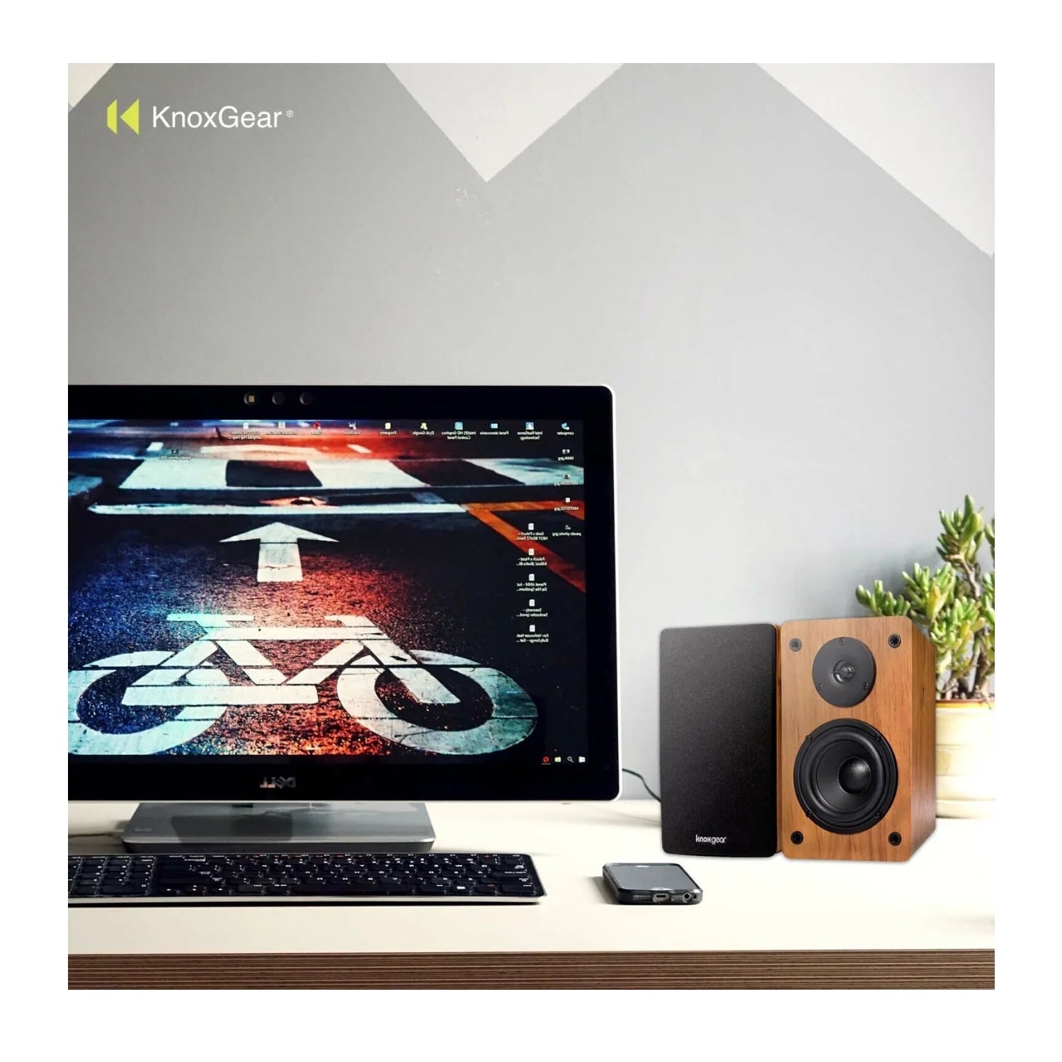 Powered Bookshelf Bluetooth Speakers X783
