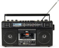 Cassette Player/Recorder Boombox with Bluetooth, Dual 3” Speakers, Pack of 2 F696341
