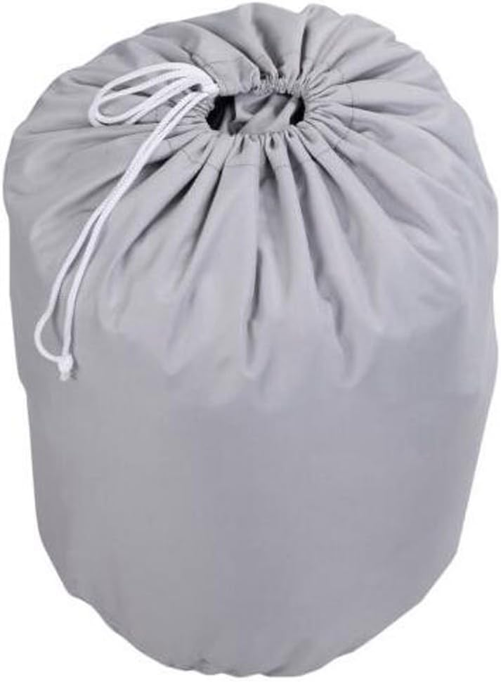 Grey 600D Oxford Fabric Waterproof Boat Cover with Carrying Bag C47117