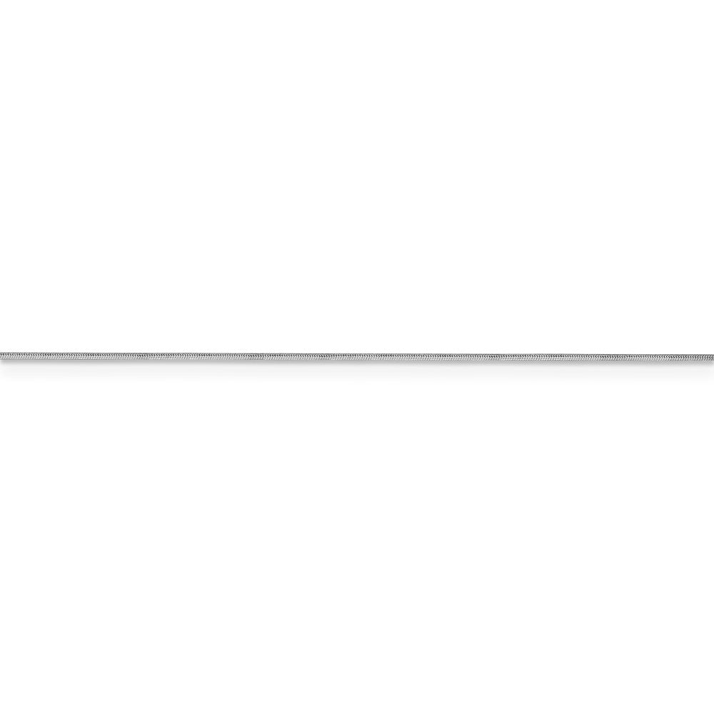 14kt White Gold Octagonal Snake Chain 18 inch Lobster Clasp V547330