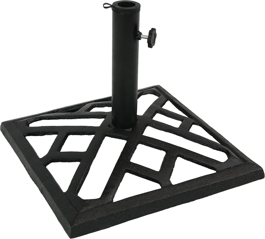 Cast Iron Heavy Duty 17-Inch Square Umbrella Base Stand N12415