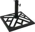 Cast Iron Heavy Duty 17-Inch Square Umbrella Base Stand N12415