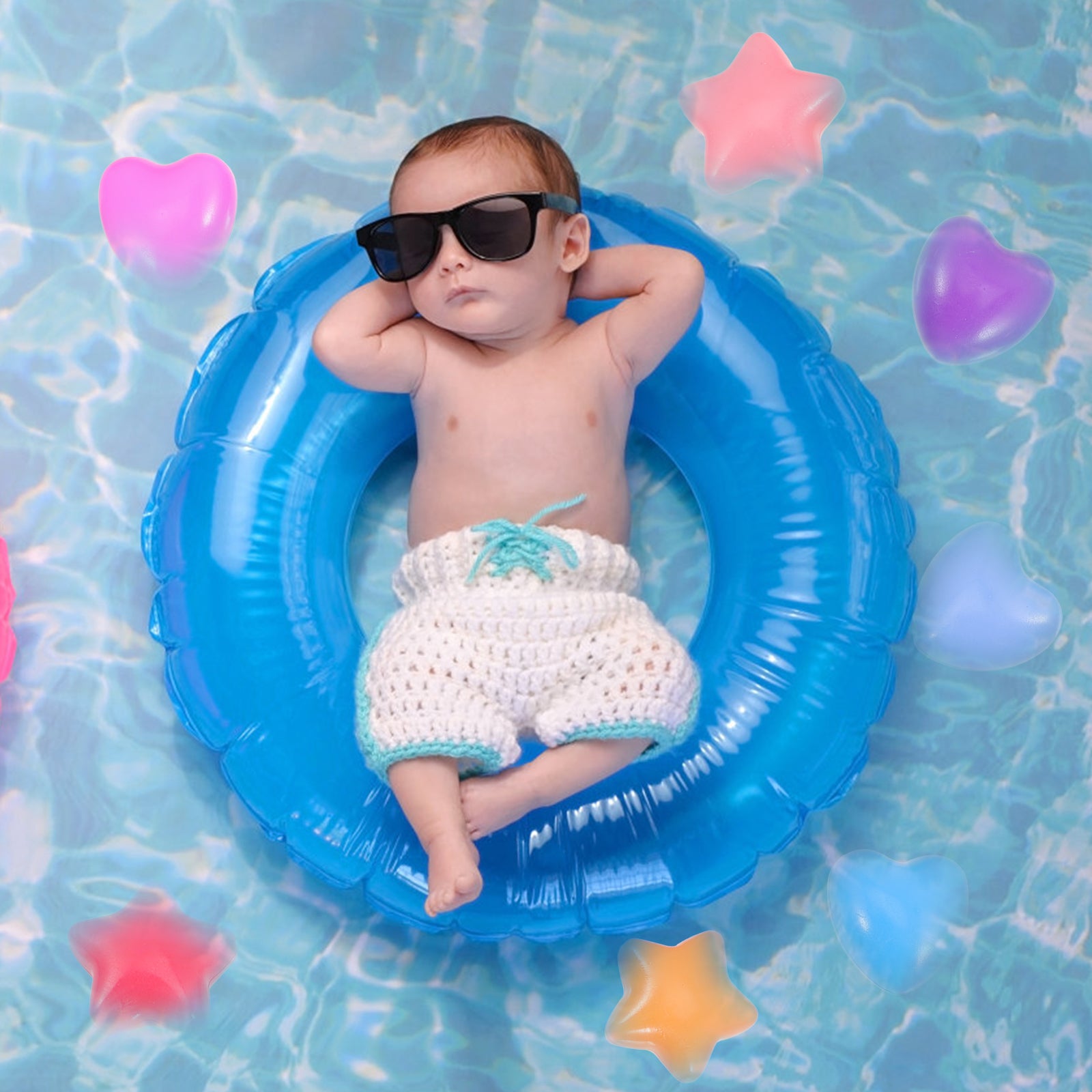 100Pcs Colorful Ocean Balls Swimming Toys W59011