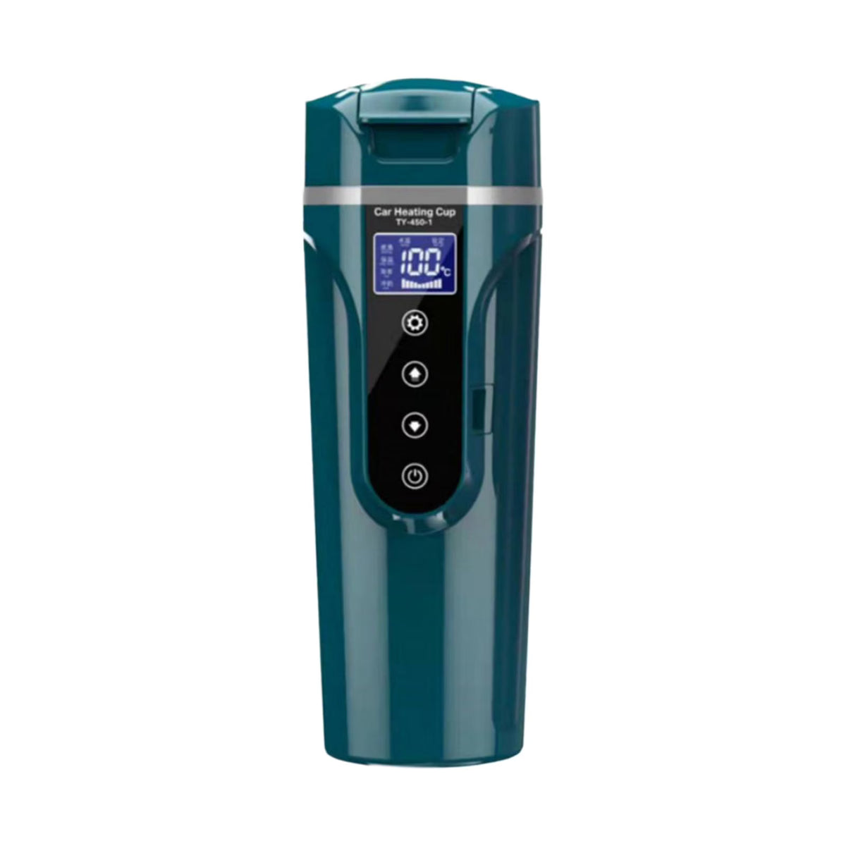 Green Car Heating Cup Water Boiler with LCD Display V1513