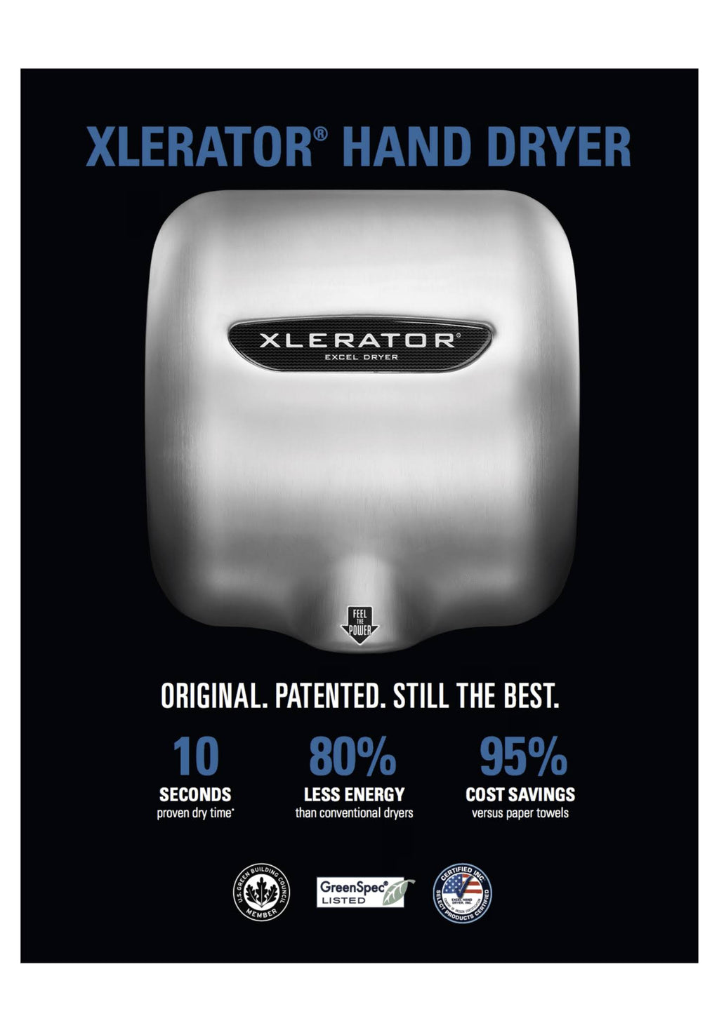 Stainless Steel Automatic Hand Dryer X3436