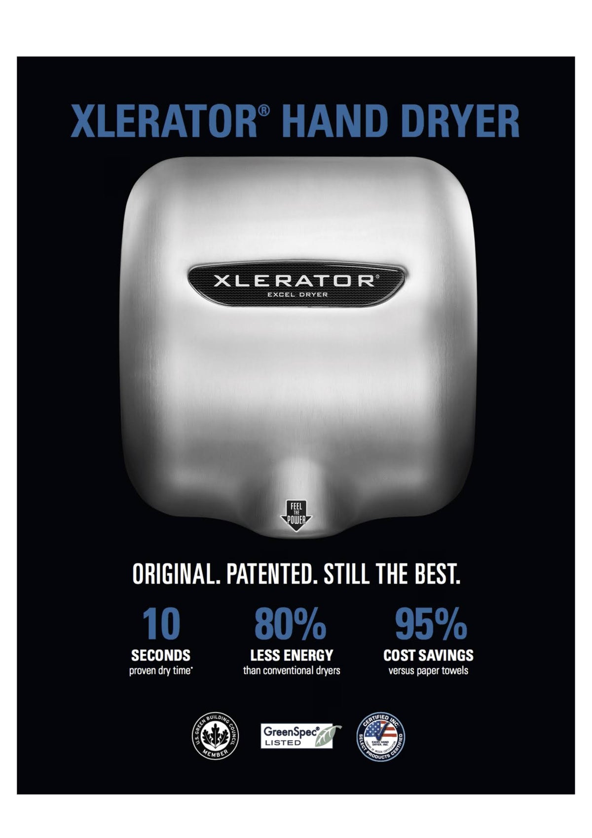 Stainless Steel Automatic Hand Dryer X3436