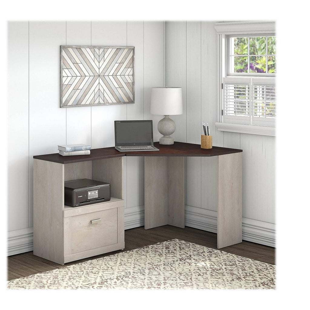 Corner Desk with Lateral File Cabinet G88442