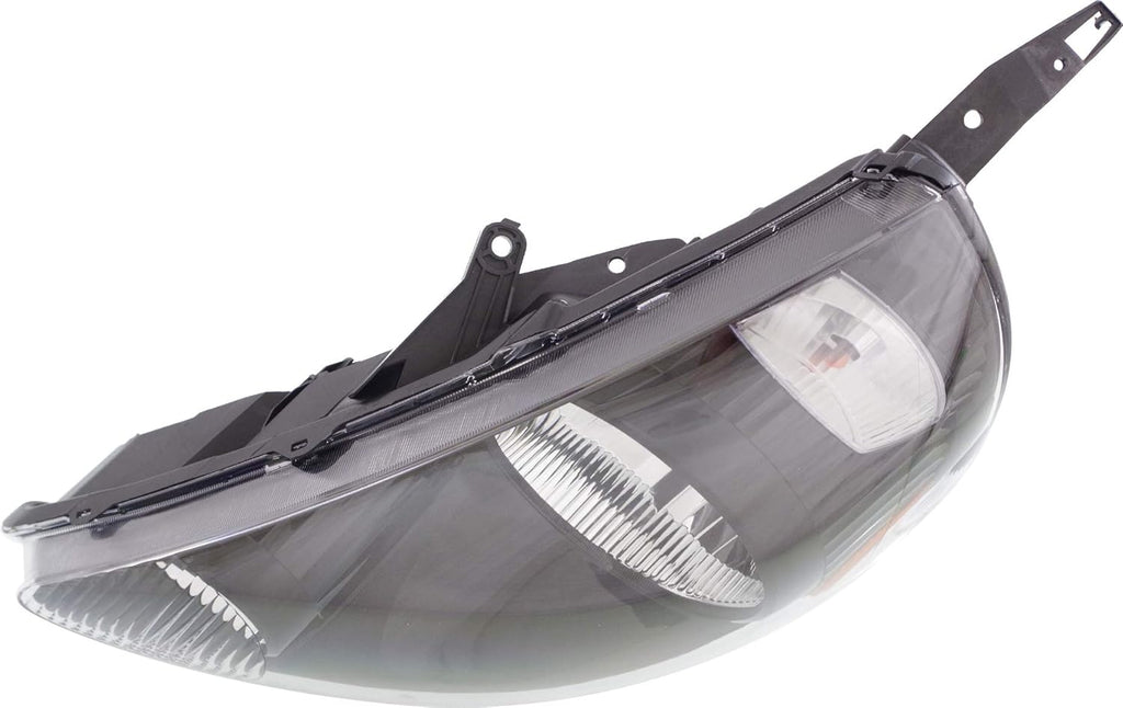 Halogen Headlight Assembly Black Interior U177