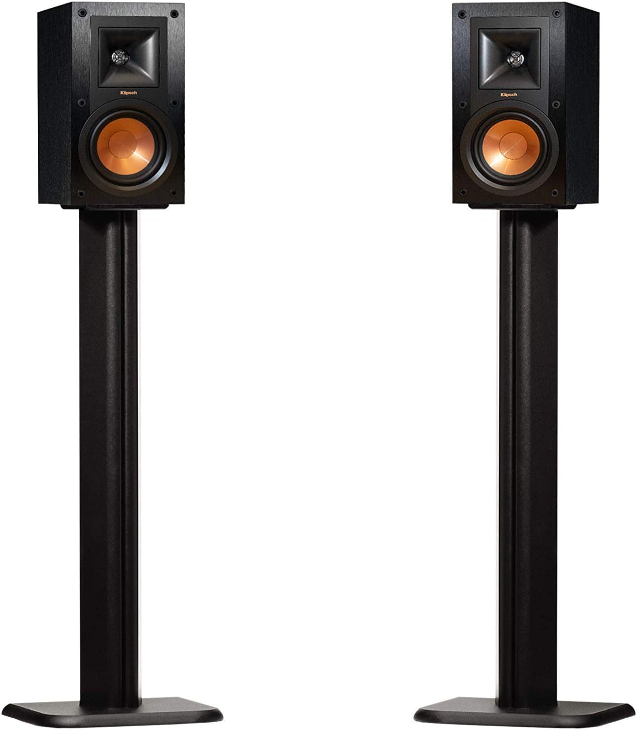 Universal Floor Speaker Stands with Sound Iso Pads & Carpet Spikes F664711