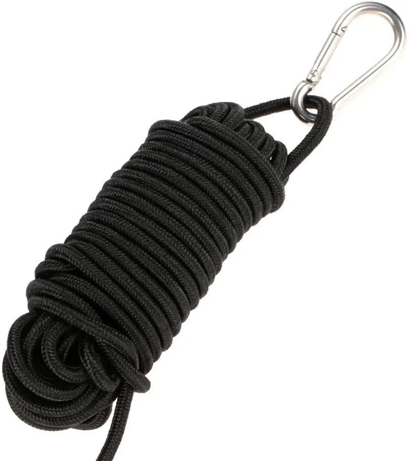 Marine Rope Tow Line with Buoy Ball Float Leash and Stainless Steel Hook F58805