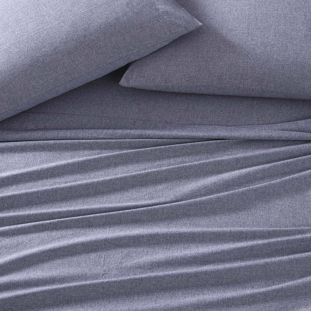 Gray Full Percale Sheet Set T588