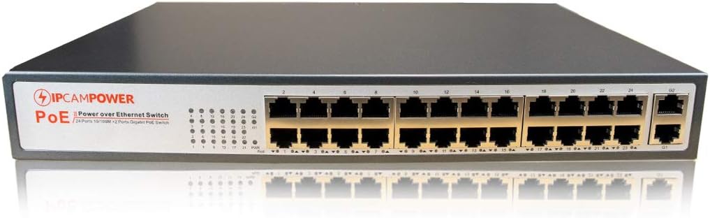 16 Port POE Network Switch with 2 Gigabit Uplink Ports G8770