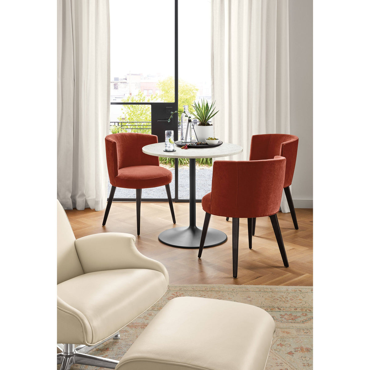 Grey Round Table 27 Diameter B841