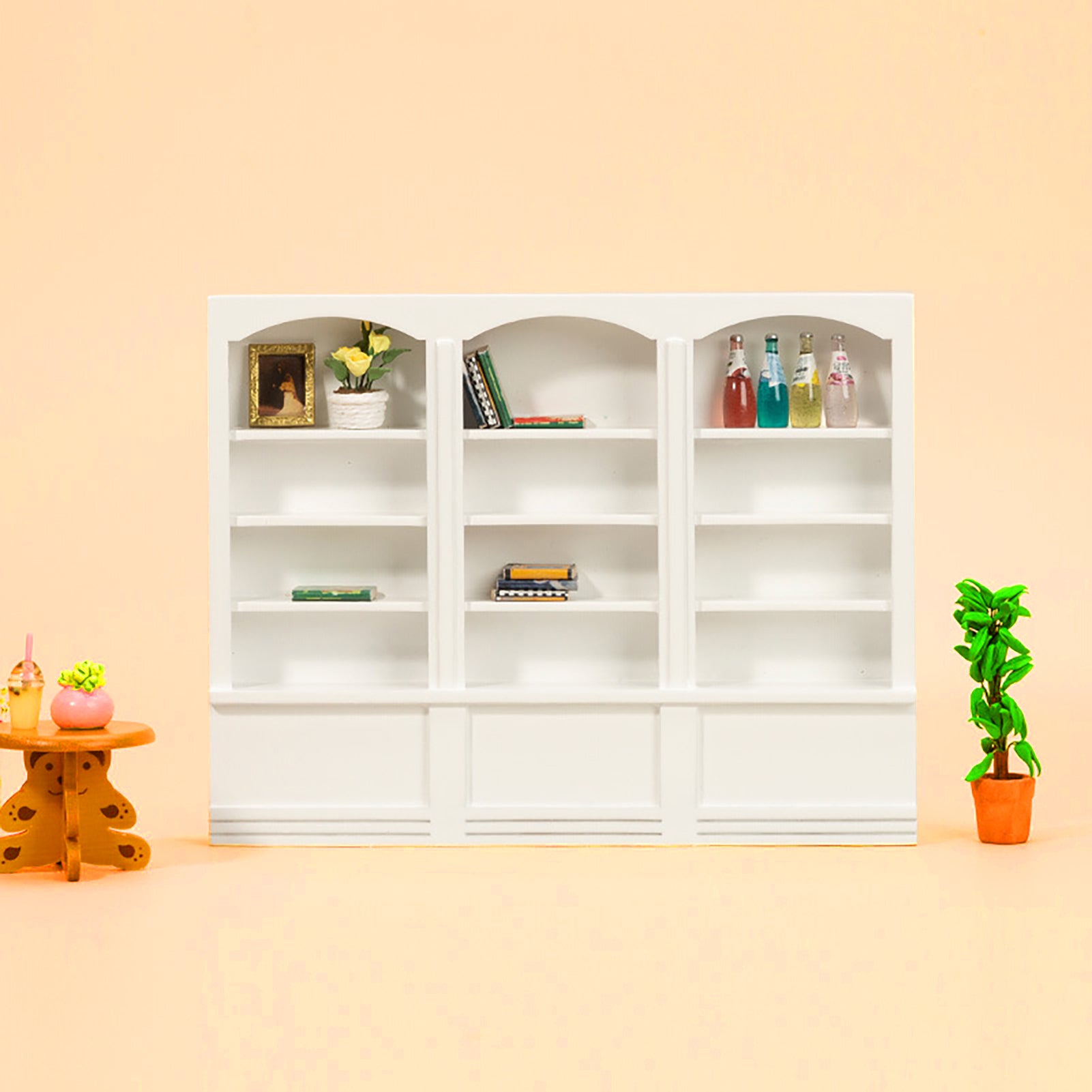 1:12 Wooden Dollhouse Cabinet Miniature Nursery Supplies N7240