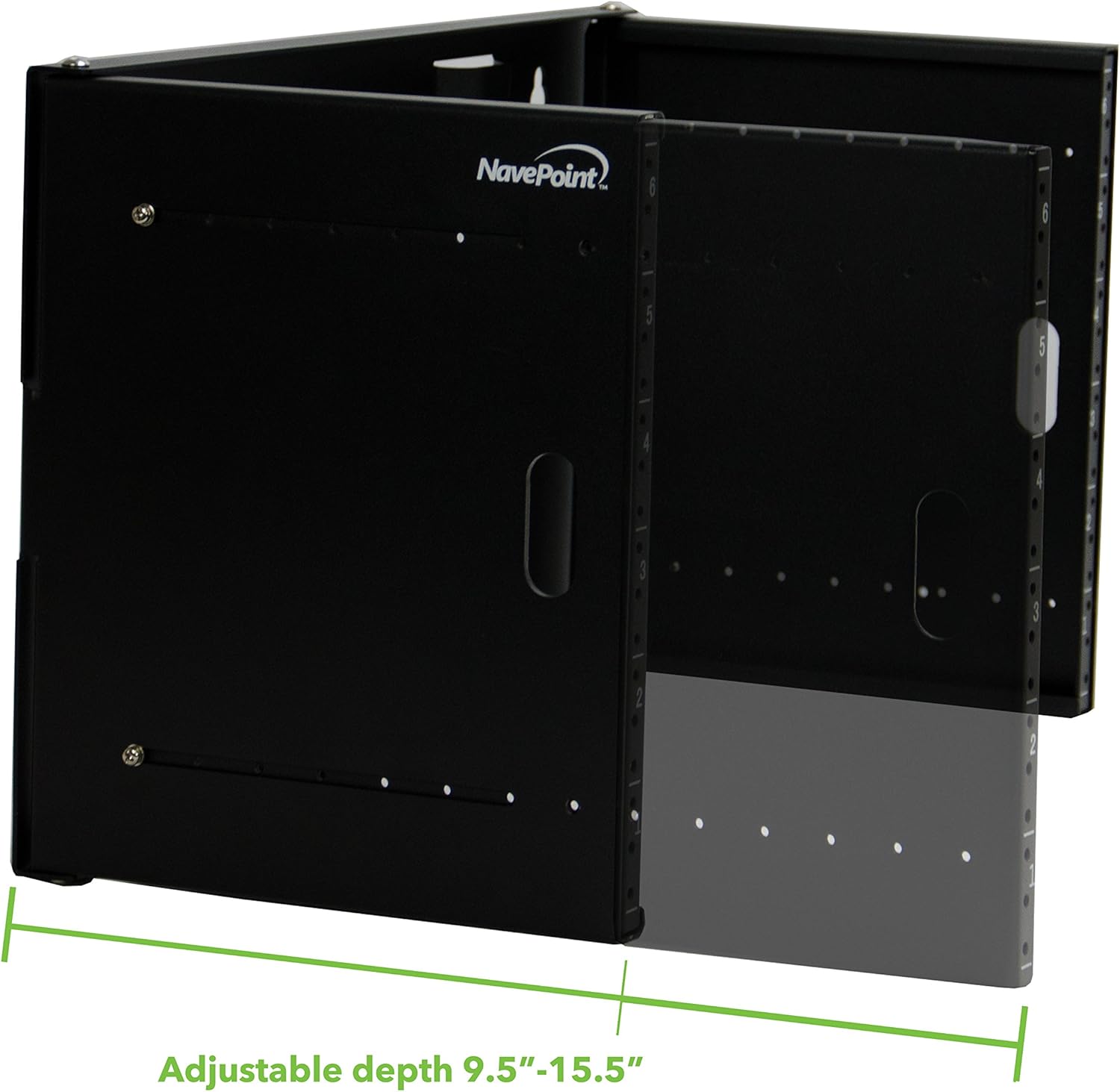 6U Wall Mount Network Equipment Rack 19 Inch Pack of 2 D99107