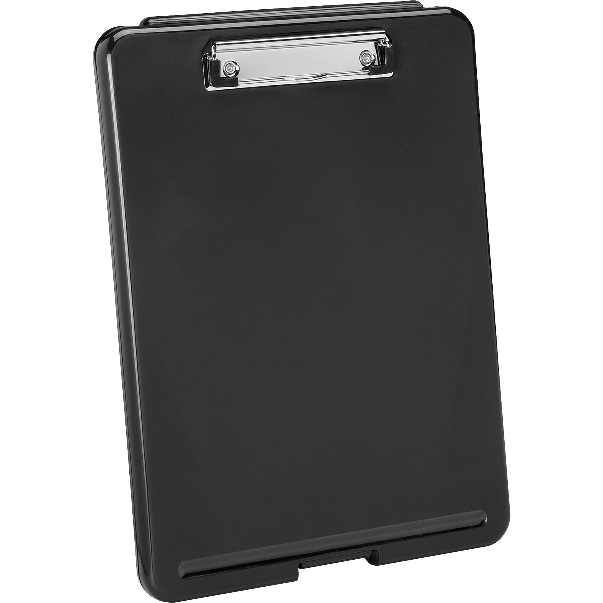 Plastic Storage Clipboard Black V43501