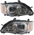 For 2008 2009 Subaru Legacy Outback Headlight Driver and Passenger Side with Bulbs X21737