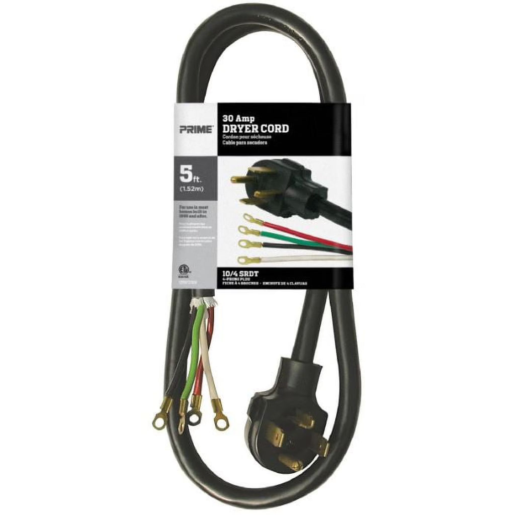 5 Pack 4-Wire Dryer Cord K5964