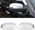 Pair Chrome Side View Upper Mirror Top Half Caps G221171