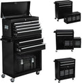 8-Drawer Rolling Tool Chest with 4 Wheels and Lock L408586