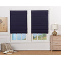 Navy Insulating Cordless Roman Shade P54969