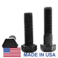 1 1/8 inch-7 x 2 1/2 inch Coarse Thread Grade 8 Hex Cap Screw Black Oxide Pk 35 S4289