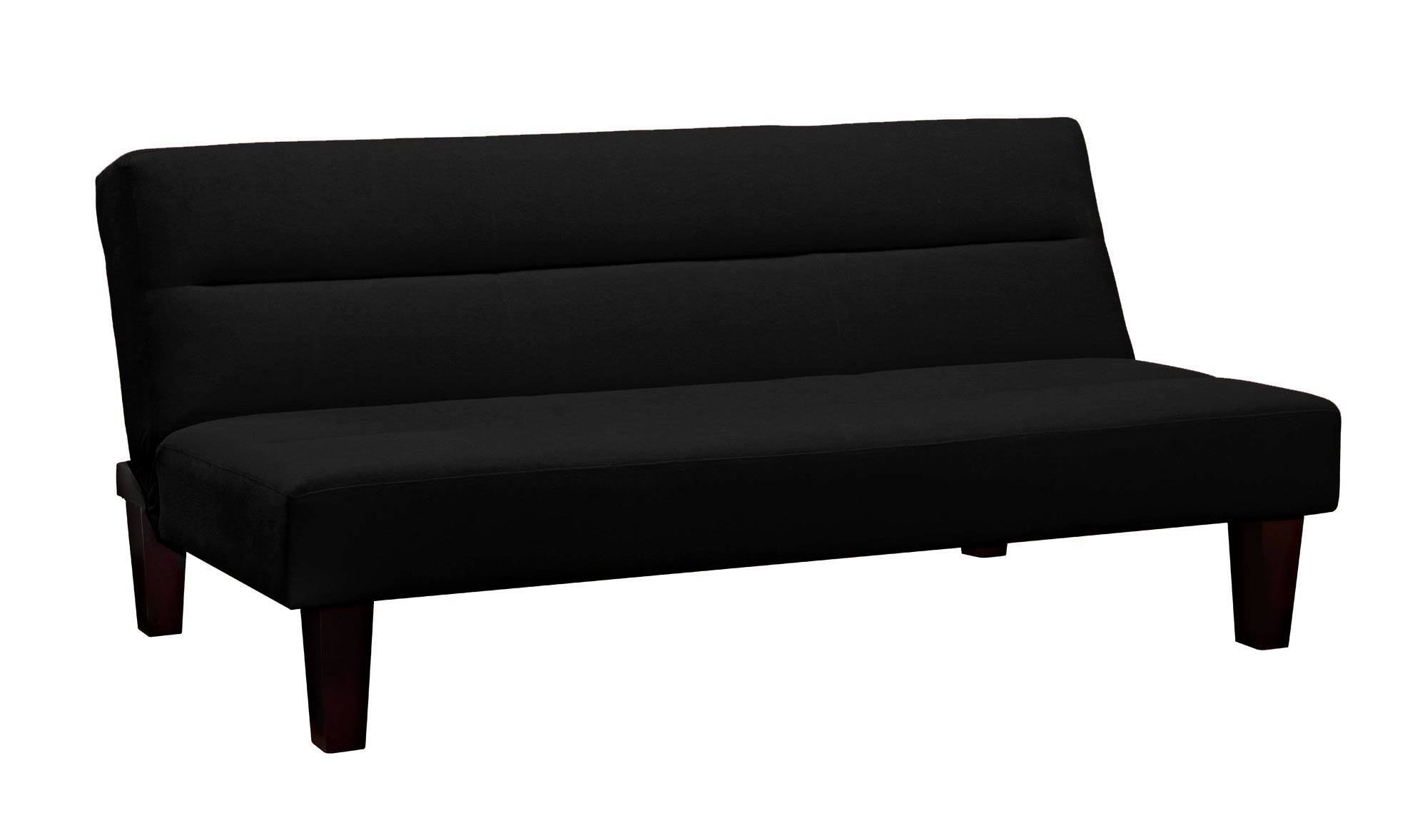 Black Microfiber Futon C3994