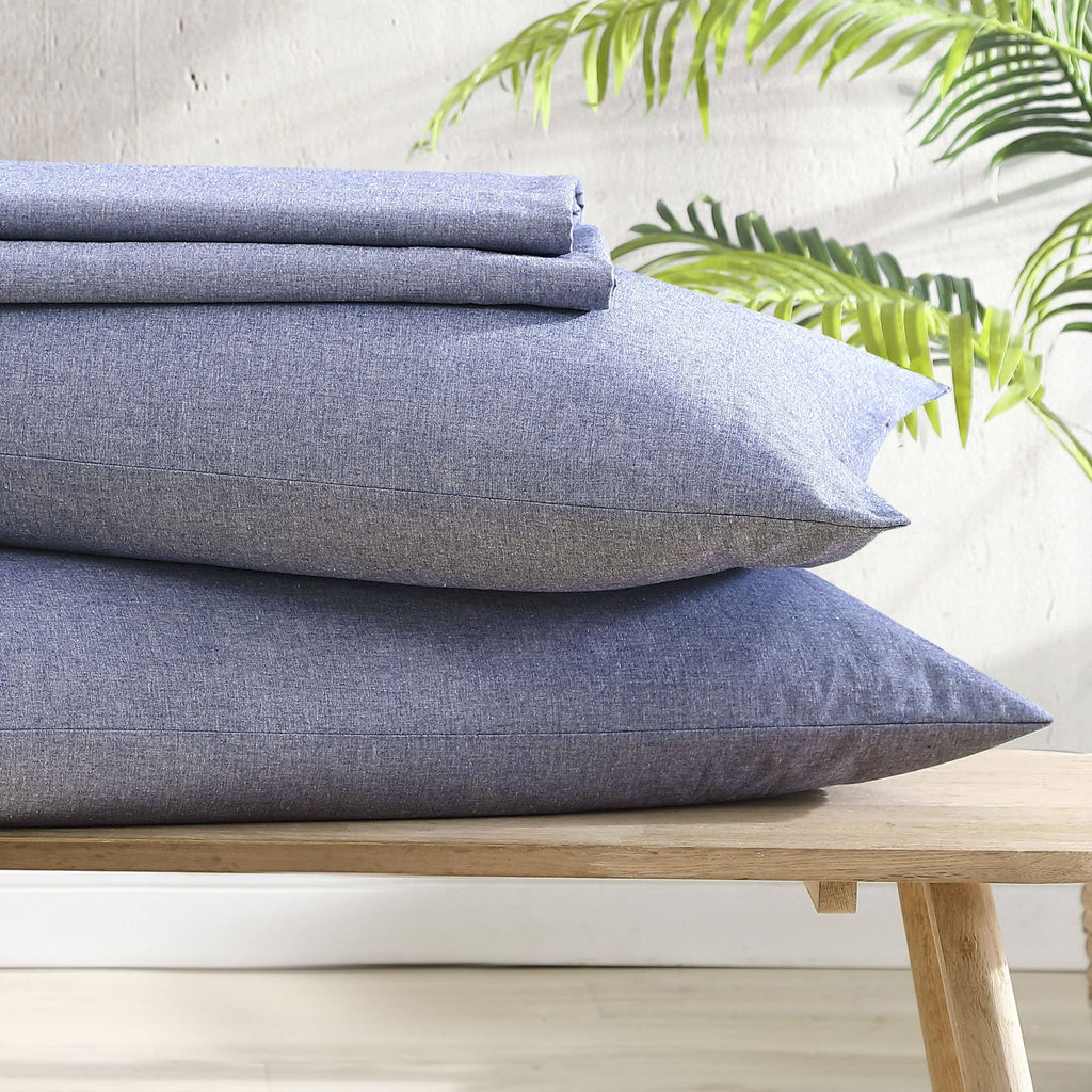 Gray Full Percale Sheet Set T588
